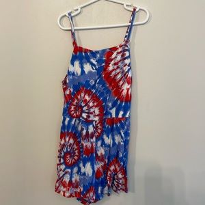H&M kids Tie-dye-patterned Romper size 10 worn once